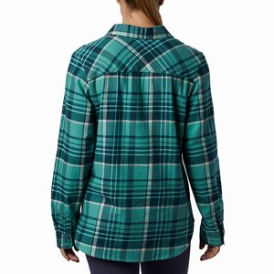 Columbia Simply Put™ II Flannel Skjorta Dam LjusGröna (YGWMJ4082)